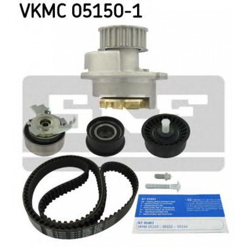 VKMC 05150-1 SKF - Насос охолоджуючої рідини + комплект зубчатого ремня